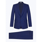 Fursac - Traje 2 Piezas Tela Lisa Clara - Azul de Nimes