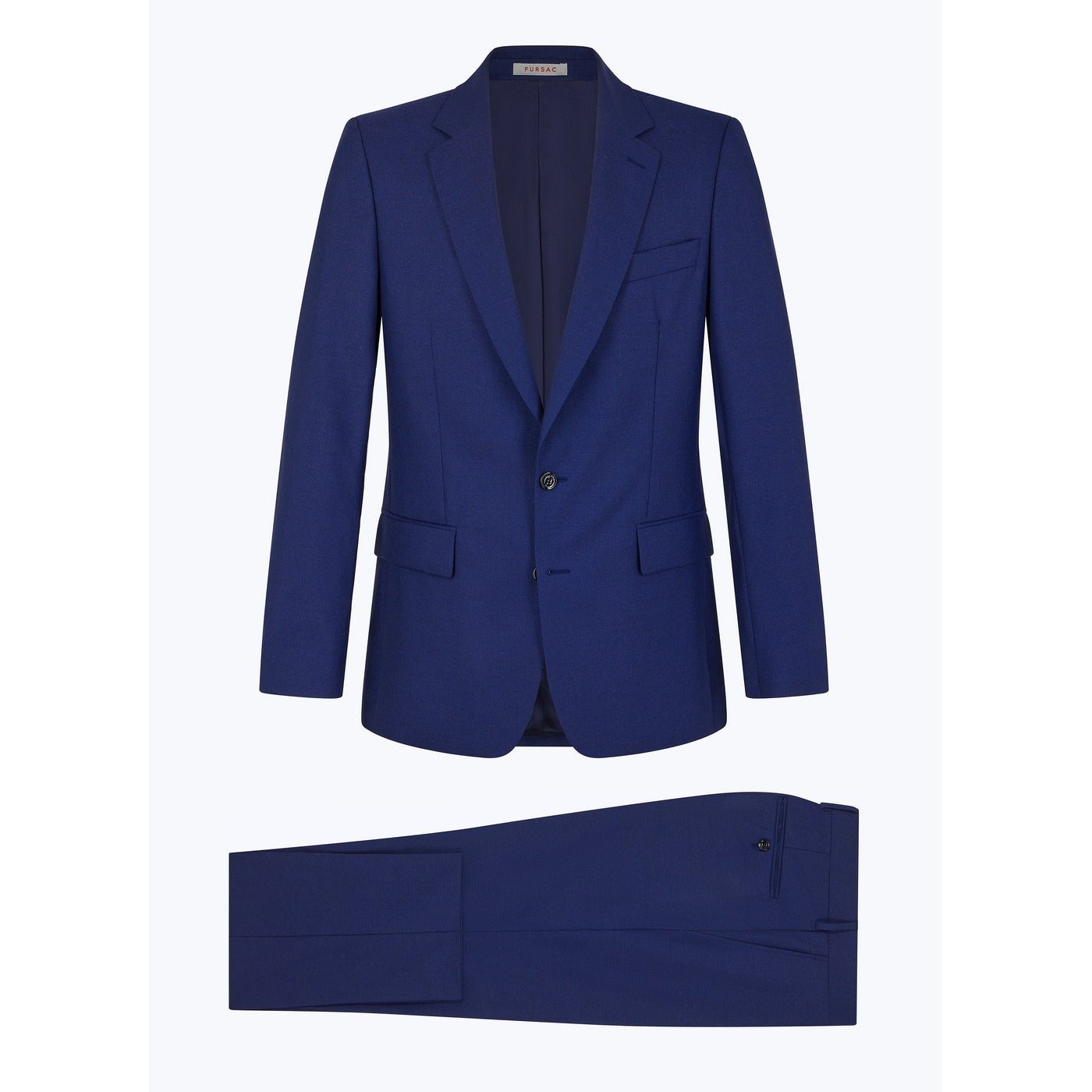 Fursac - Traje 2 Piezas Tela Lisa Clara - Azul de Nimes