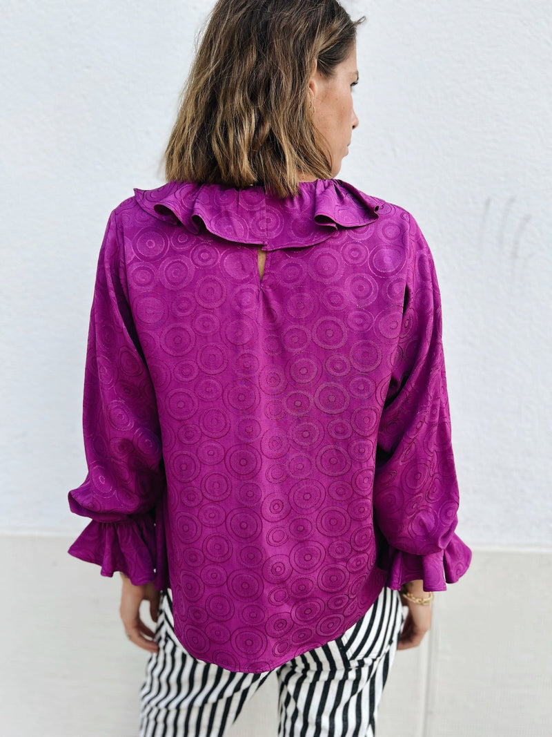 La Blouse Antoinette - Fuschia