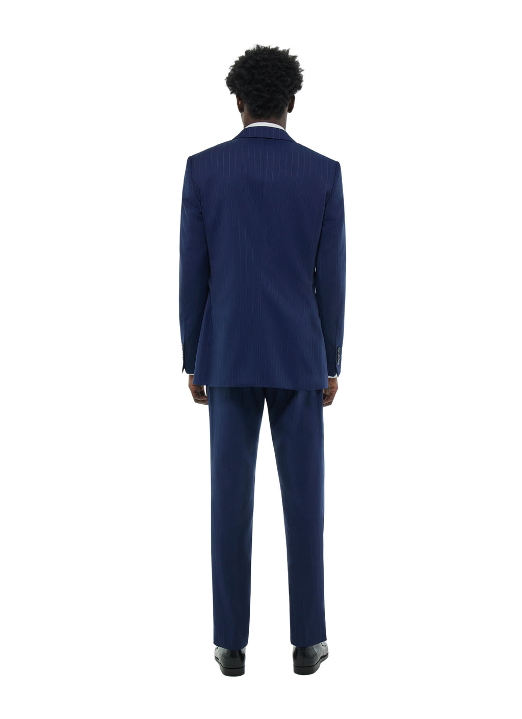 Traje De Rayas Diplomáticas Espaciadas - Petróleo