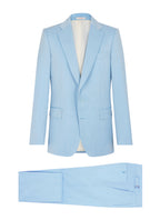 Costume À Chevrons - Bleu Layette