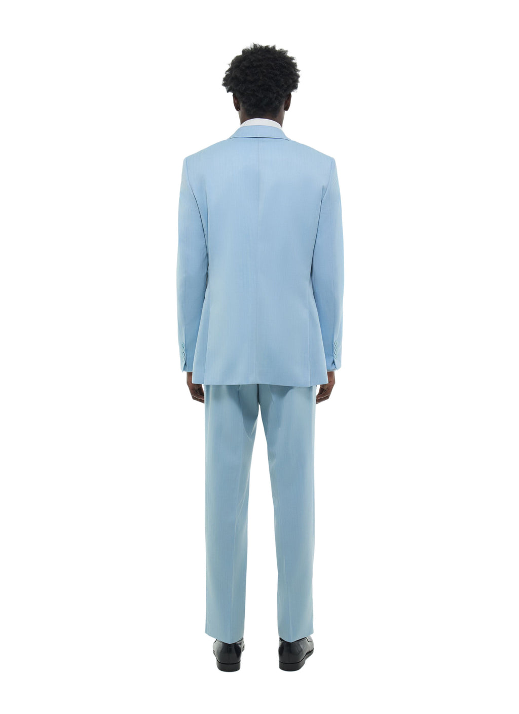 Costume À Chevrons - Bleu Layette