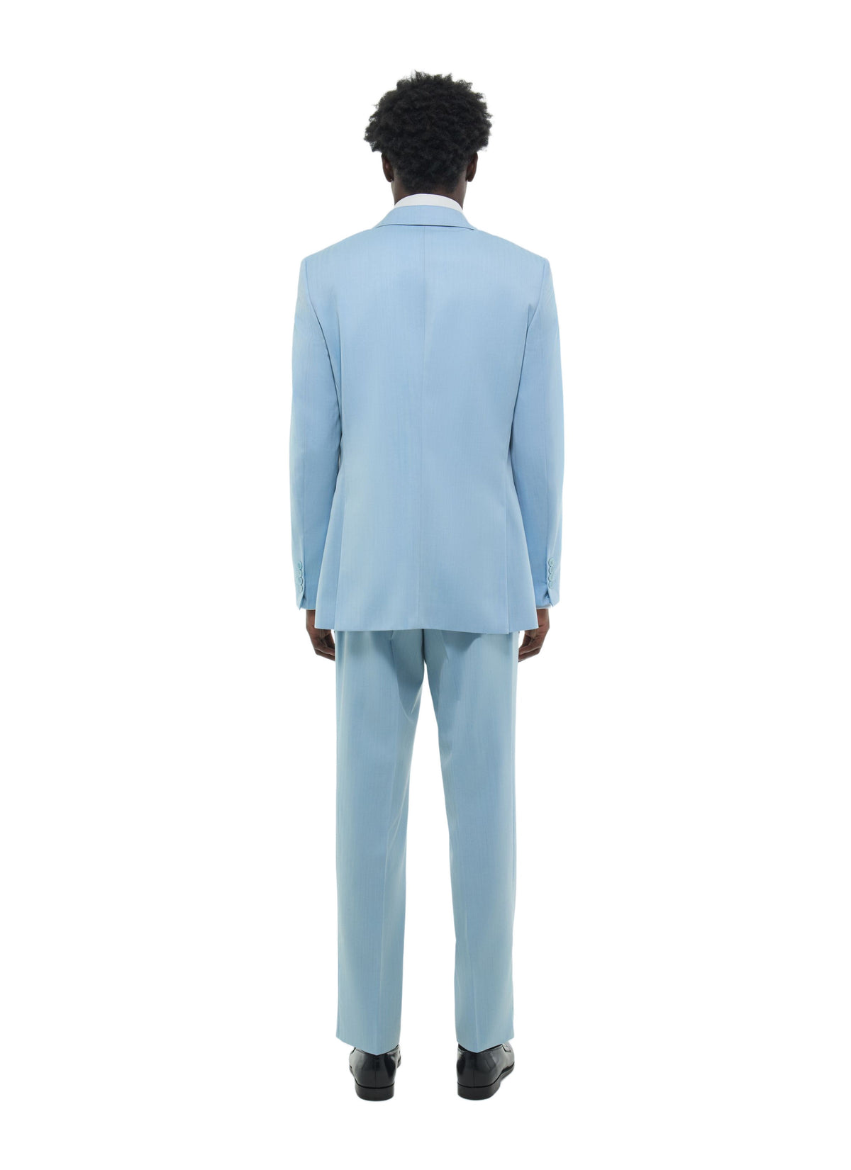 Costume À Chevrons - Bleu Layette