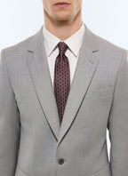 Costume Fil-À-Fil - Gris Clair