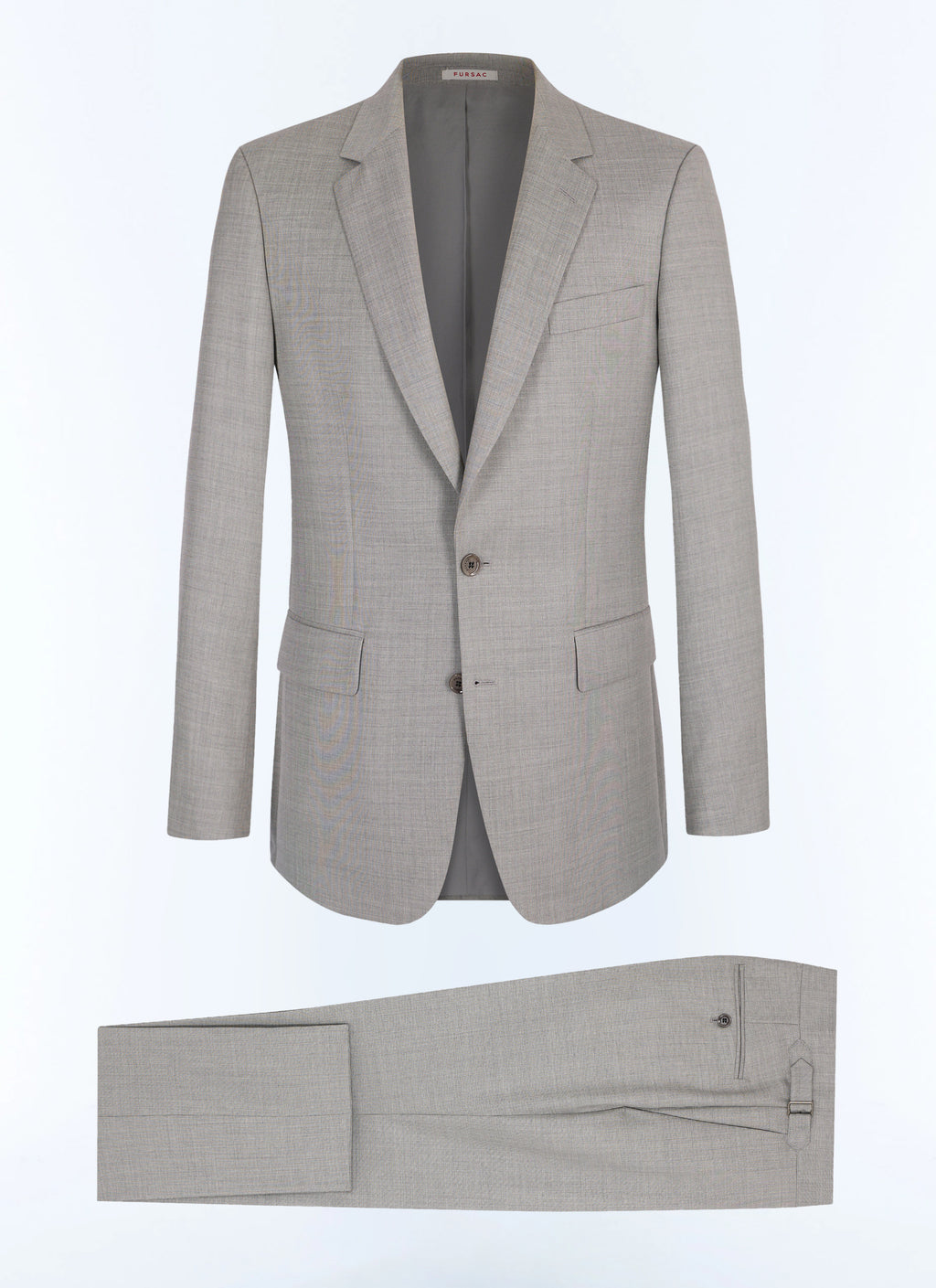 Costume Fil-À-Fil - Gris Clair