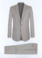 Costume Fil-À-Fil - Gris Clair
