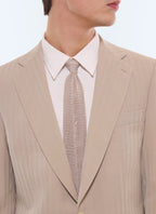 Costume À Chevrons - Ficelle