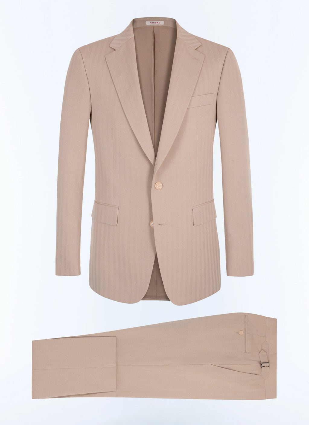 Costume À Chevrons - Ficelle