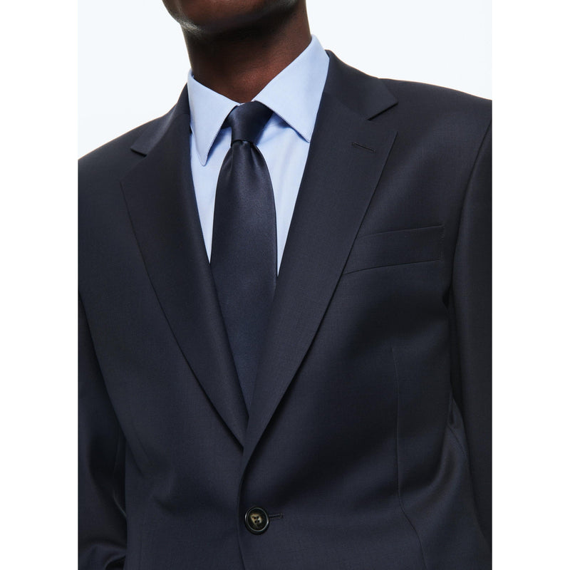 Costume 2 Pièces En Laine Vierge - Marine - Homme