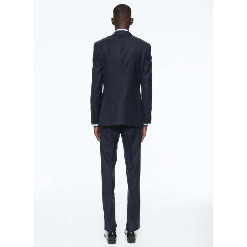 Costume 2 Pièces En Laine Vierge - Marine - Homme