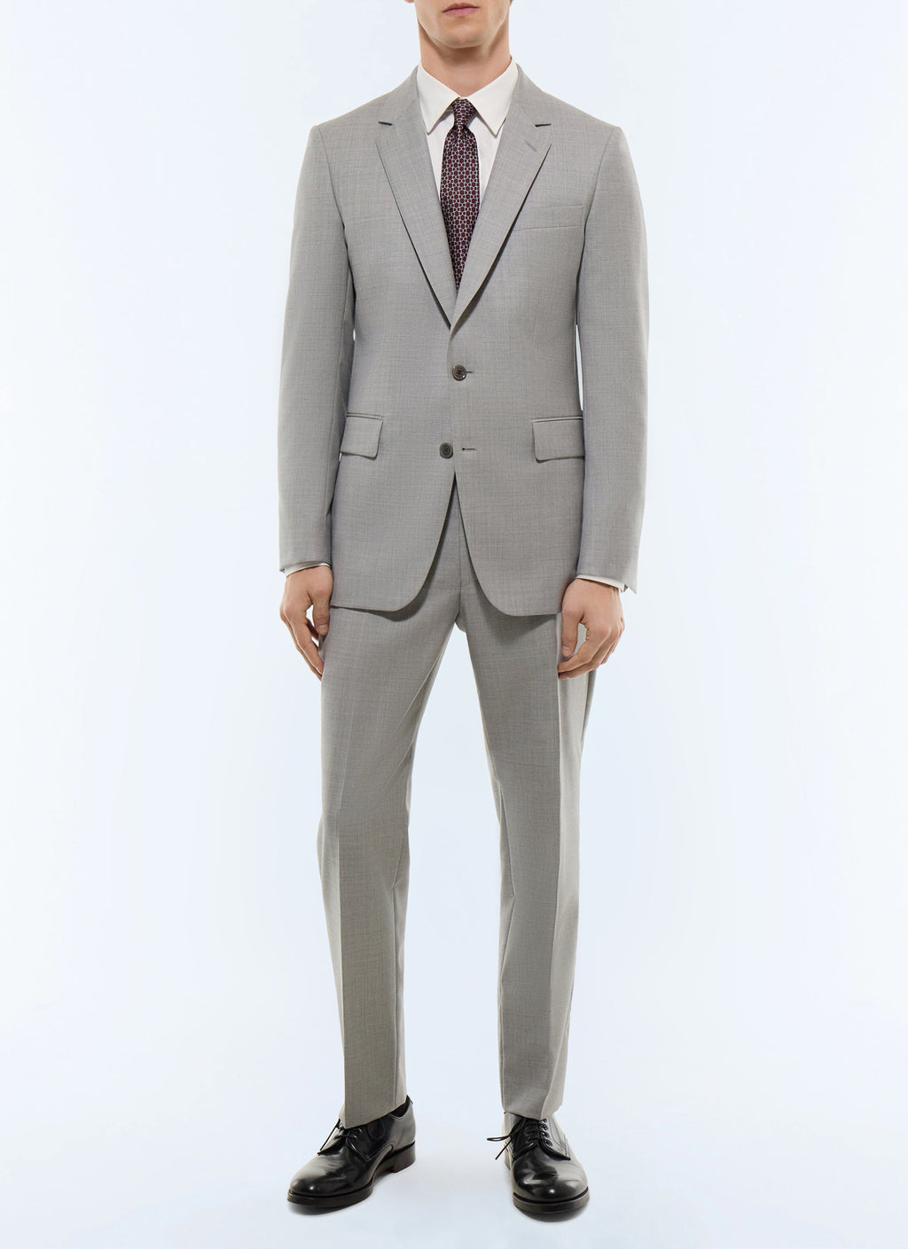 Costume Fil-À-Fil - Gris Clair