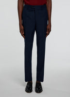 Fursac - Blue Double-Breasted 2-Piece Textured Wool-Blend Suit - Carbon - Men