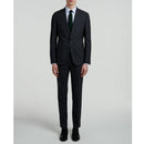 Fursac - Prince Of Wales Pattern Wool Suit - Grey - Prince Of Wales Pattern Blue