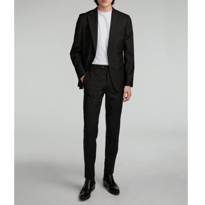 Fursac - Traje de lona de lana - Negro