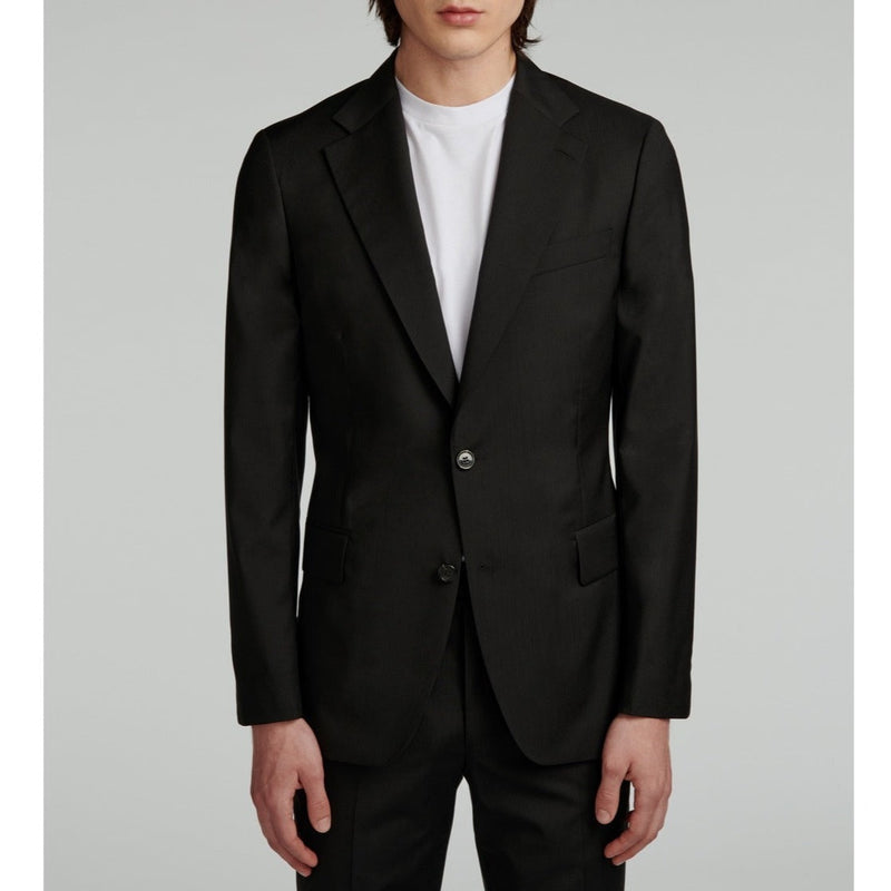 Fursac - Traje de lona de lana - Negro