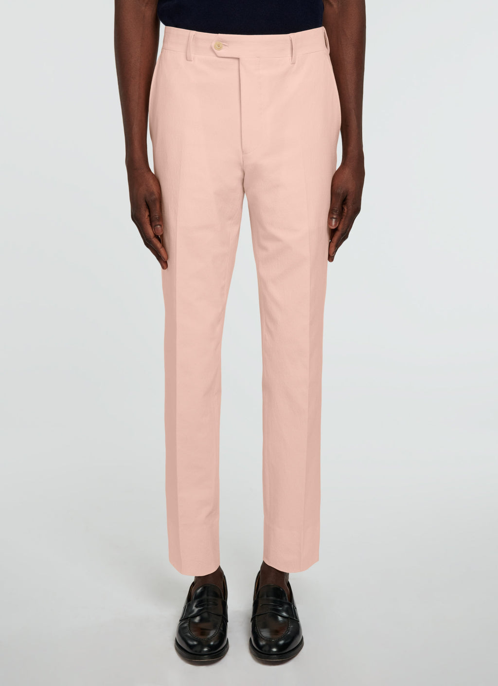 Fursac - Costume 2 Pièces En Crêpe De Coton Mélangé - Rose - Homme