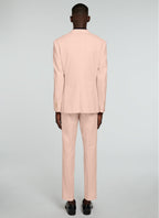 Fursac - Costume 2 Pièces En Crêpe De Coton Mélangé - Rose - Homme