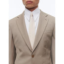 Costume 2 Pièces En Serge De Laine - Beige - Homme