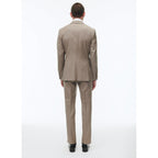2-Piece Wool Serge Suit - Beige - Men