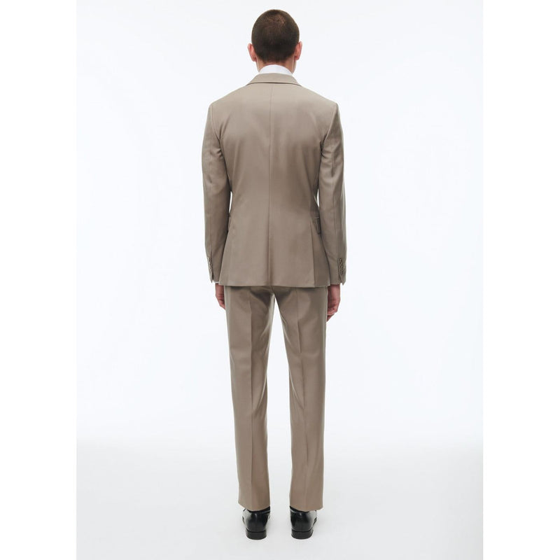 Costume 2 Pièces En Serge De Laine - Beige - Homme