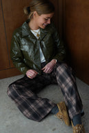 Veste Scarlett Vinyle Kaki