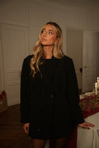 Loana Black - Premium Beaded Blazer