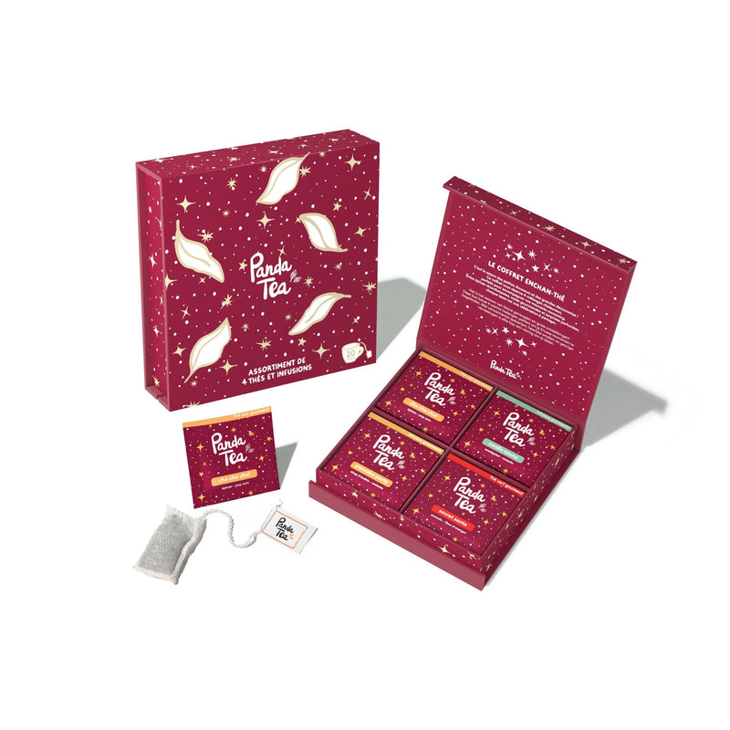 Coffret Enchan-Thé - Tisanes Et Thés De Noël 20 Sachets