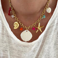 Collar de acero "Mykonos"-Collares-Instants Plaisirs • Joyas-Instants Plaisirs | Joyas