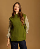 Pull Charlie 100% Cachemire - Olive - Femme