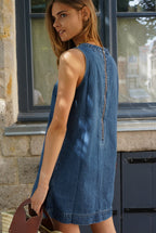 Agathe Dark Denim Dress