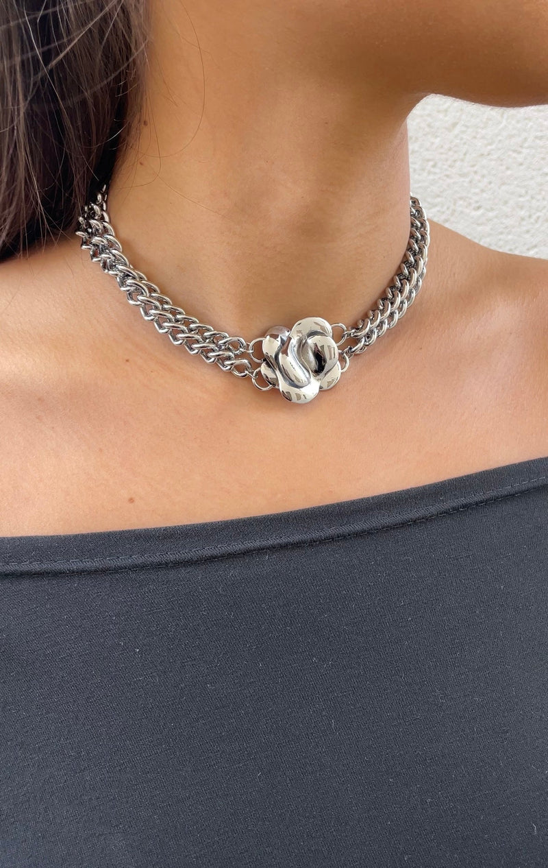Collier Grunge X Flower