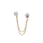 Boucles D'Oreilles Danica - Monoboucle - Doré Ou Argent