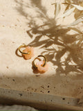 Coral Flower Earrings