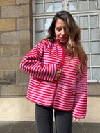 Chaqueta Polar a Rayas Carmen