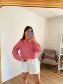 Blouse Vichy Rouge Alice