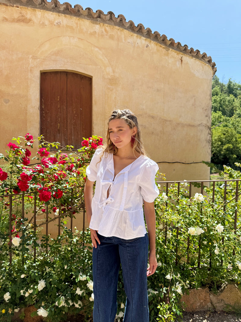 Chemisier Blanc Bianca