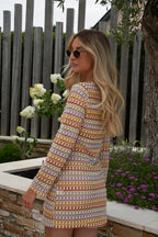 Robe En Crochet Yasmine - Colorée