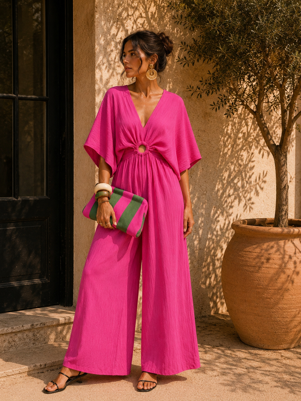 Paros Jumpsuit - Pink