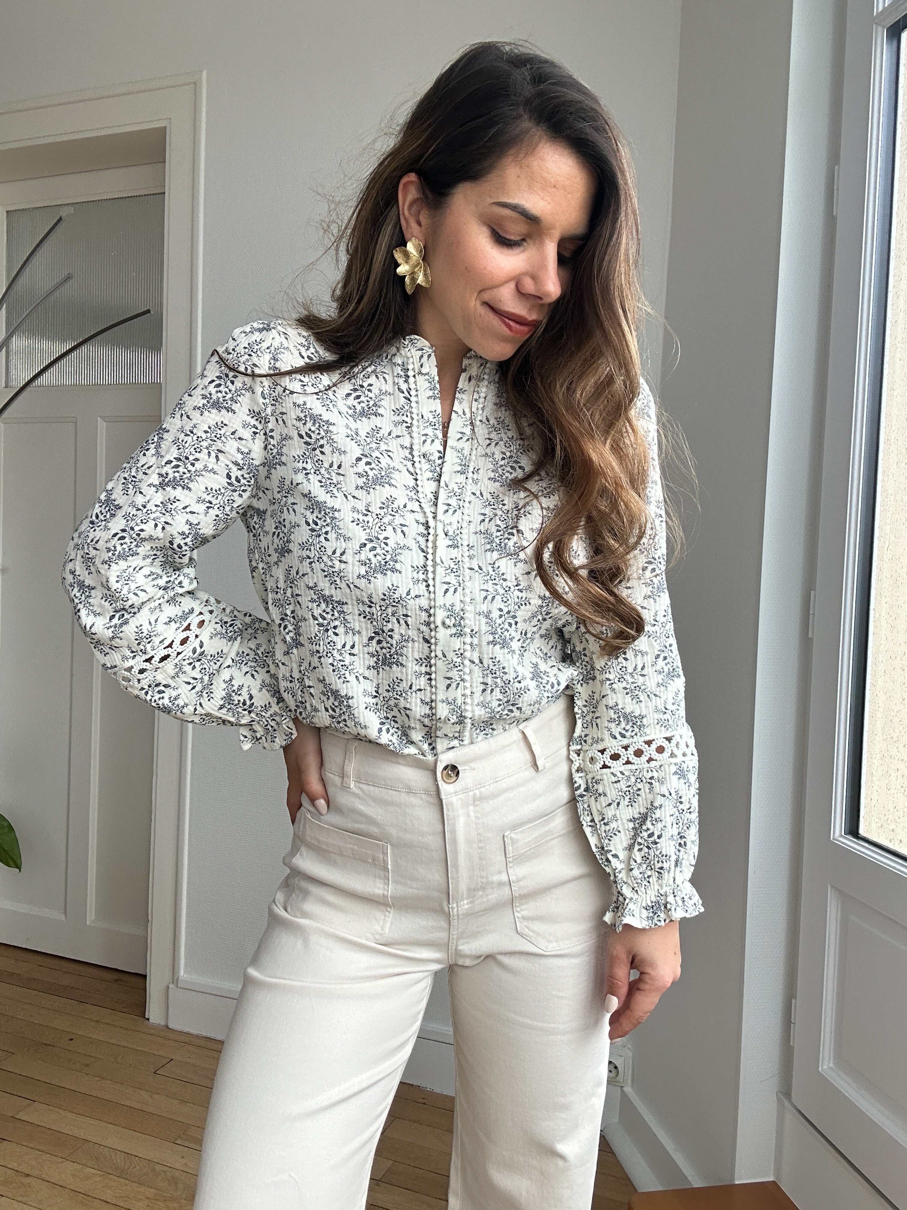 Blouse Emma fleurie
