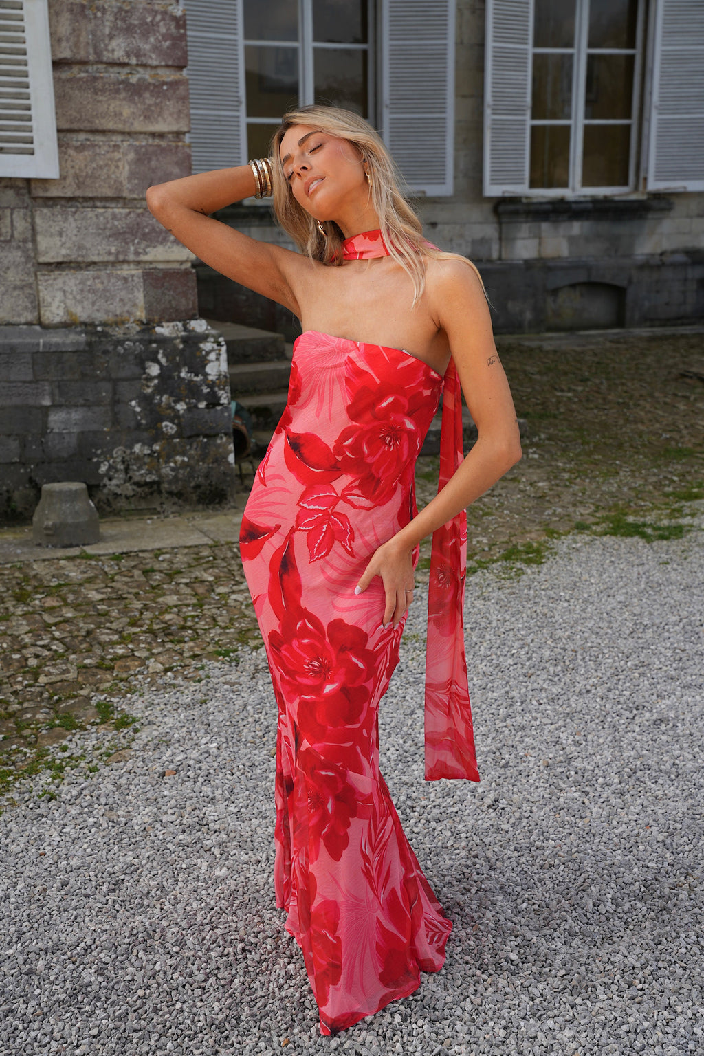 Robe Bustier Elea - Rouge