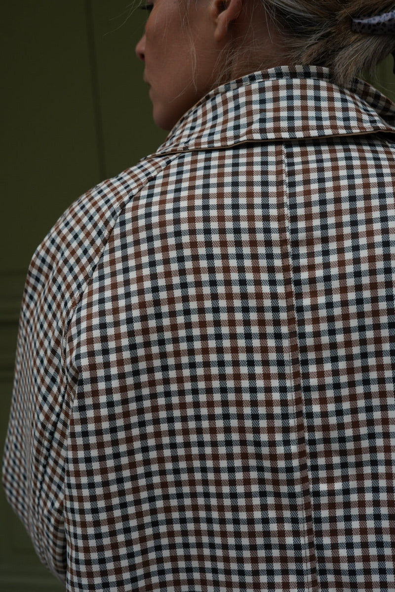 Trench Amaury Réversible Beige/Vichy