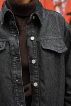 Daphné Denim Overshirt Black