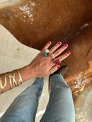 Bague Tampa Magenta
