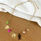 Collier "Janeiro" acier-Colliers-Instants Plaisirs • Bijoux-Instants Plaisirs | Bijoux