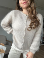 Bianca Taupe Wool Knitwear