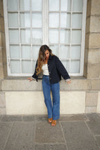 Chaqueta trench Liberty de algodón marino Edith