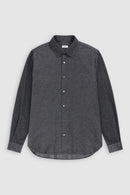 Chemise Basique - Dark Grey Melange - Homme