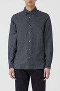 Chemise Basique - Dark Grey Melange - Homme