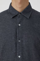 Chemise Basique - Dark Grey Melange - Homme