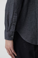 Chemise Basique - Dark Grey Melange - Homme
